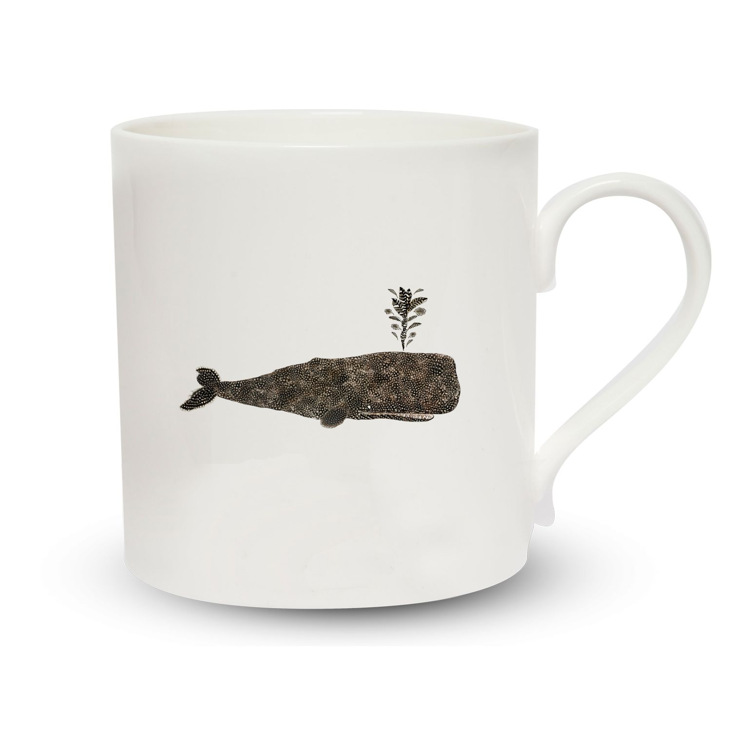 A1 square image 2021 on white espresso whale