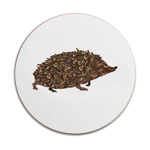 ON SALE - ROUND COASTER - Hedgehog