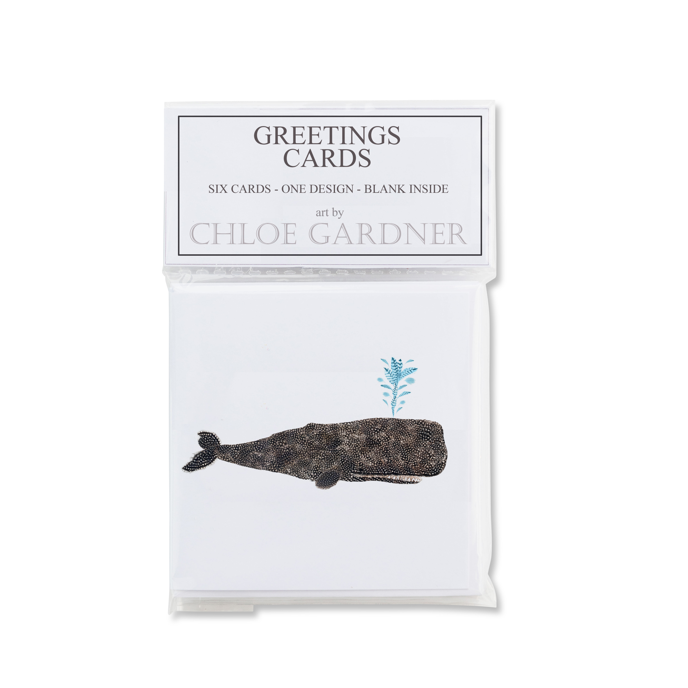 MINI SQUARE CARD PACK - Whale