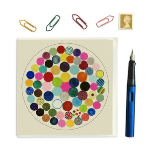 CARD SQUARE - Circles with Line