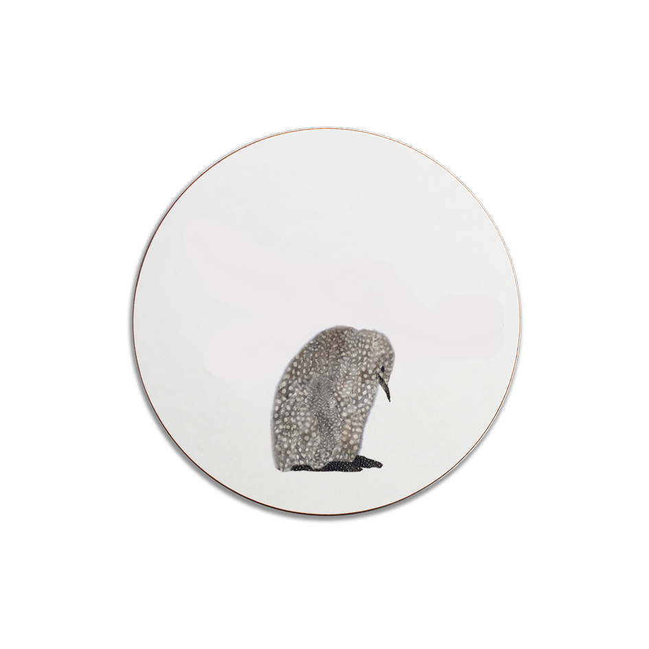 COASTER - Round with Baby Penguin