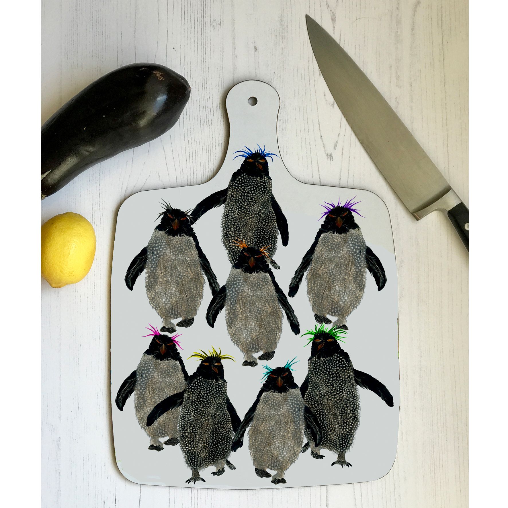 chopping board large rockhoppers square image
