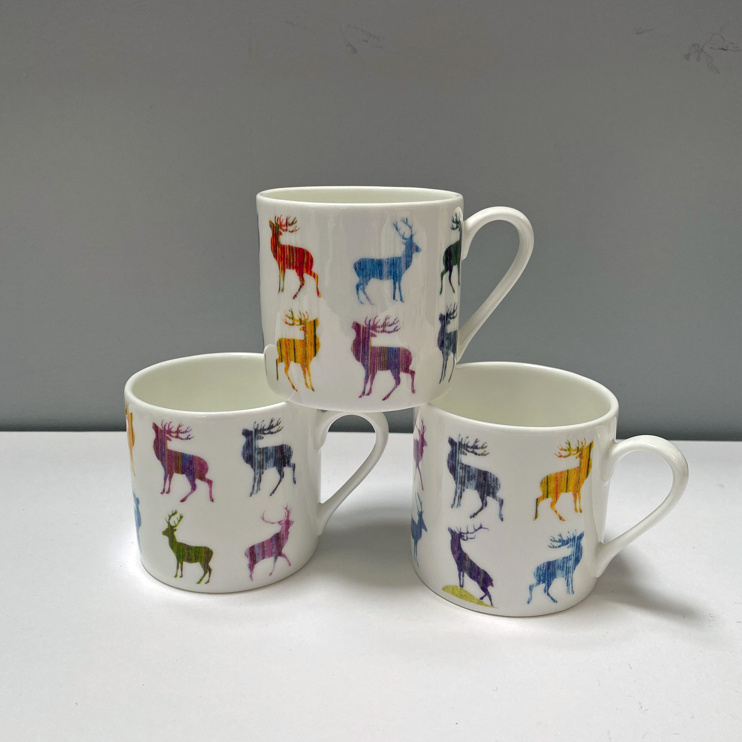 Espresso Mug Multi Stag Design