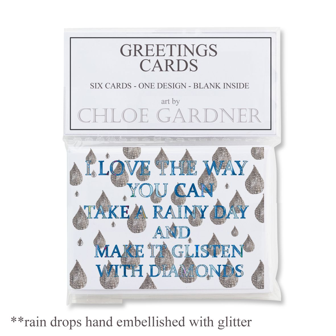 PORTRAIT CARD PACK A7 - Rainy Day Design