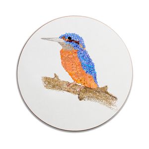 ON SALE - ROUND COASTER - Kingfisher