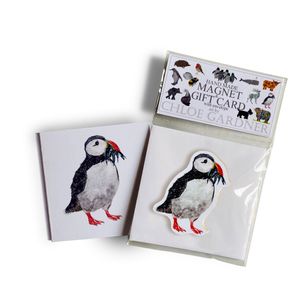 Magnet PUFFIN WITH FISH