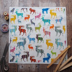COTTON CUSHION /BAG PANEL- sew your own - MULTISTAG (SP23)