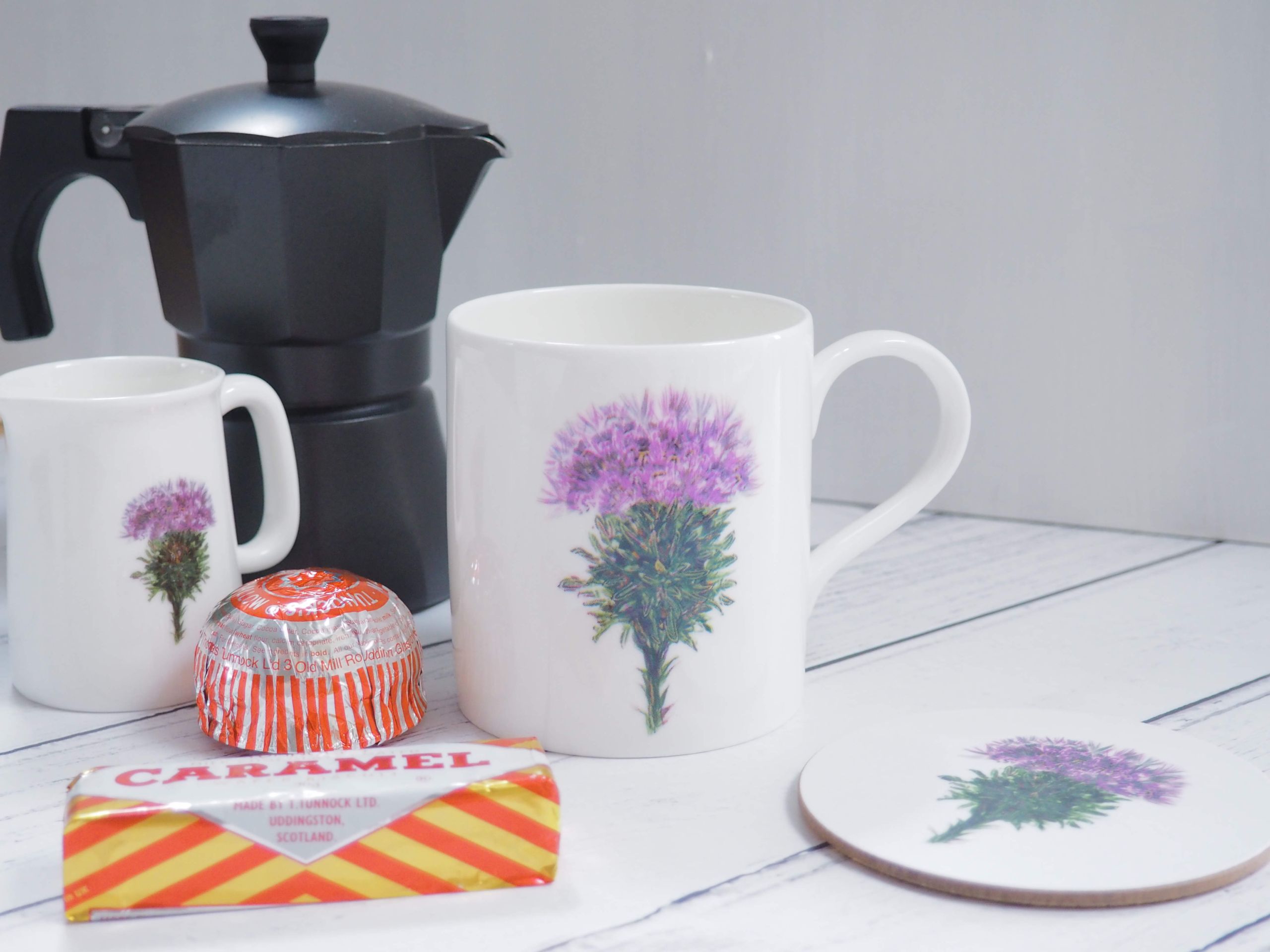 Scottish Thistle China Mug