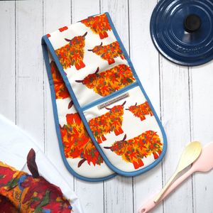 Highland Cow Oven Gloves