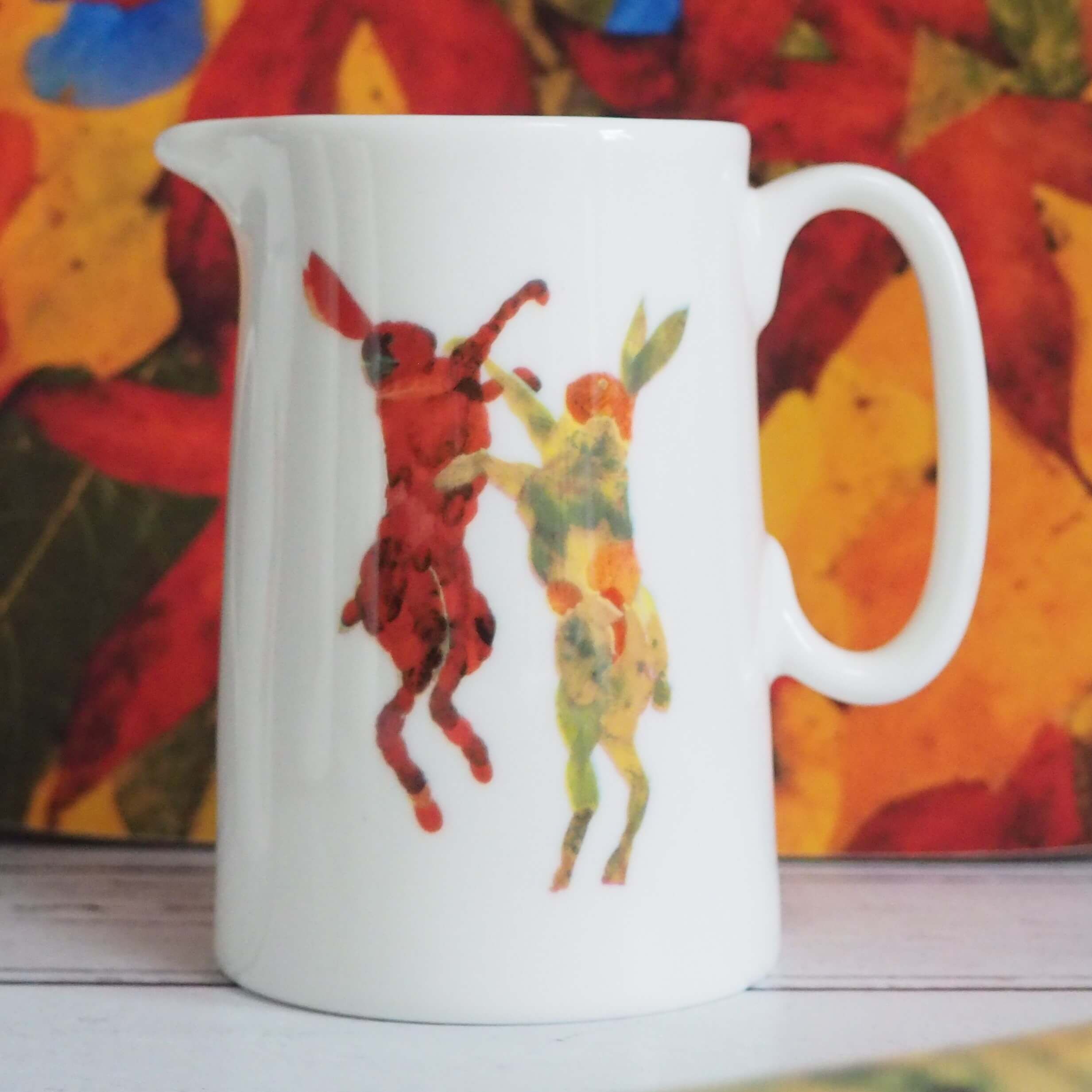 Leaf Hares Half Pint Jug