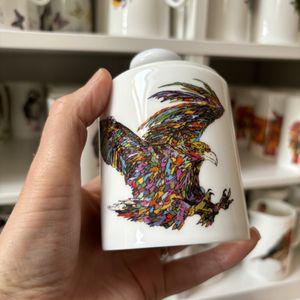 Eagle ceramic pot