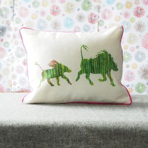 RECTANGULAR CUSHION -Bright Warthogs (Avail R5F10 04/25)