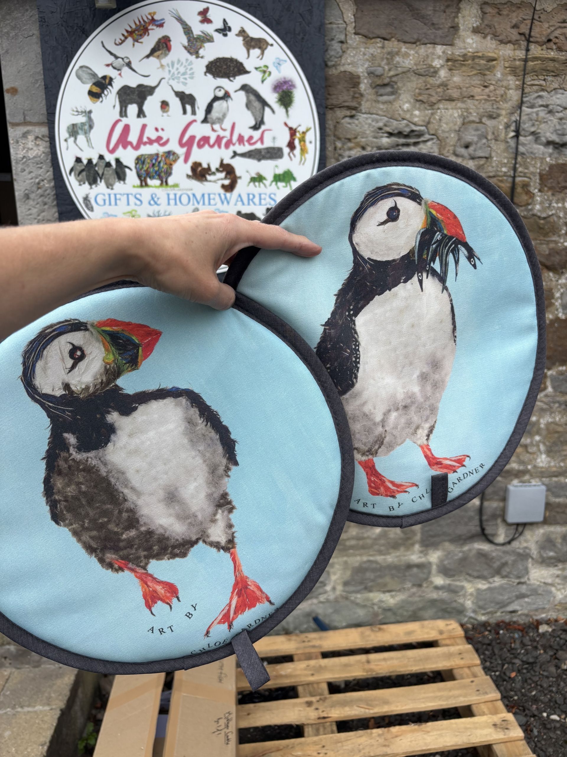 Puffin Aga pads covers Pair of aga covers or pads