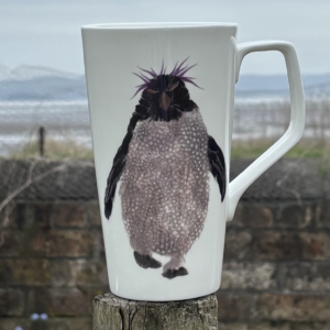 LATTE MUG - ROCKHOPPER WITH PURPLE HAIR