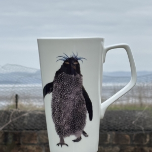 LATTE MUG - ROCKHOPPER WITH BLUE HAIR